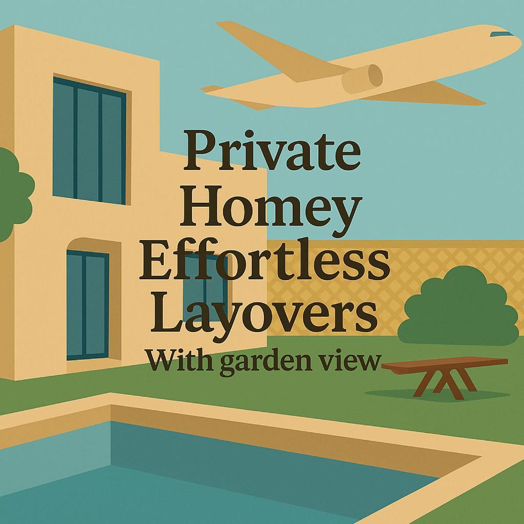 Aeropuerta Mini Villa - Private Layover Near Amman Airport Al Qastal Kültér fotó